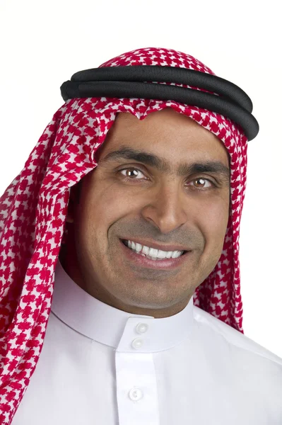 Arabe homme d'affaires souriant — Photo