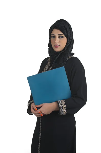 Islamska executive w prezentacji biznesowych — Zdjęcie stockowe