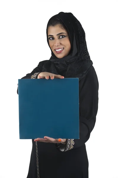 Islamska executive w prezentacji biznesowych — Zdjęcie stockowe