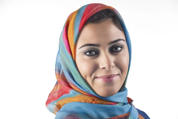 Аравійська леді носити традиційний одяг ісламського — стокове фото