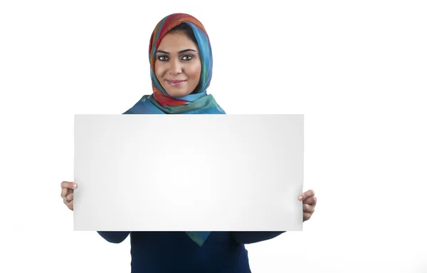 Islamische Führungskraft in der Unternehmenspräsentation — Stockfoto