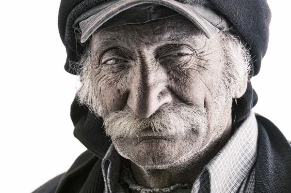 Velho homem tradicional lebanês com bigode — Fotografia de Stock