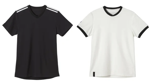 T-shirts black and white — Stock Photo, Image