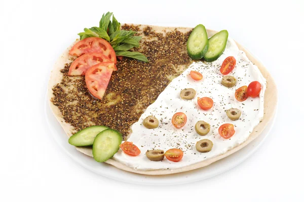 manakish Lübnan yemekleri