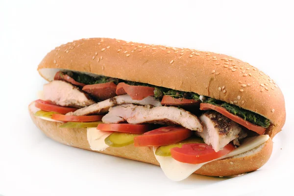 Chicken breast sandwich — Stock Photo, Image