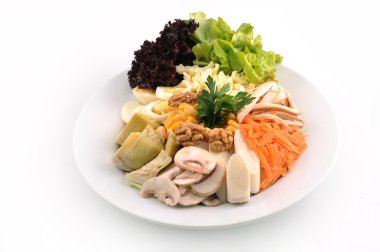 taze lezzetli salata