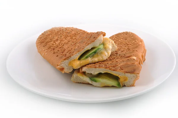 Mozzarella Sandwich — Stock Photo, Image