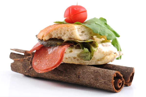Sanduíche de pimentão — Fotografia de Stock
