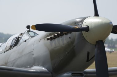 Vintage spitfire uçağı