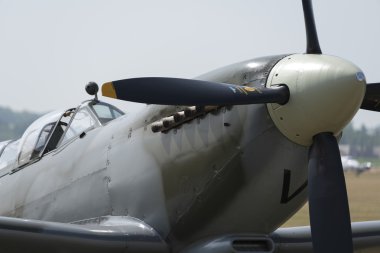 Vintage Spitfire fighter clipart