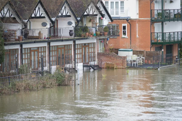 Flooded homes — Stock Photo, Image