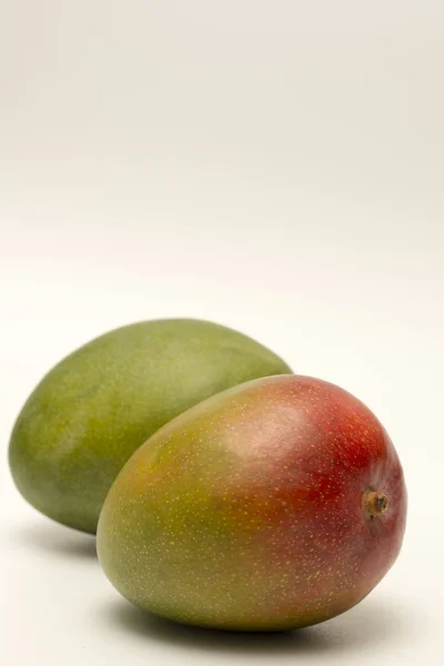 Na białym tle na białym tle owoc mango — Zdjęcie stockowe