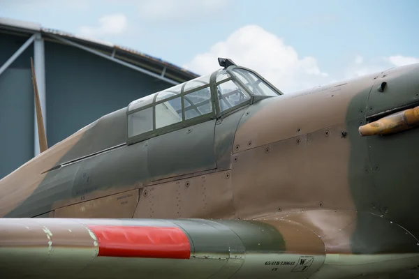 Hawker hurricane kokpitu — Zdjęcie stockowe