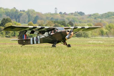Vintage piper cub uçak