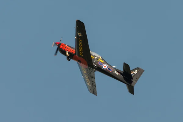 RAF tucano cvičný letoun — Stock fotografie