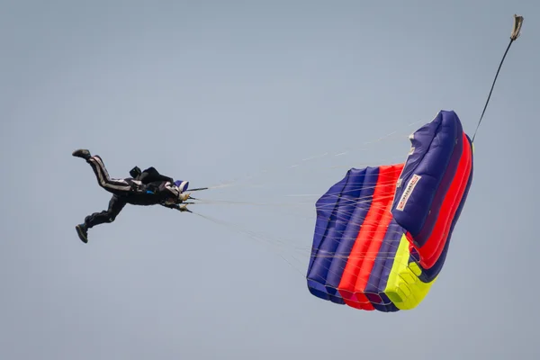 Free fall parachutist — Stock Photo, Image
