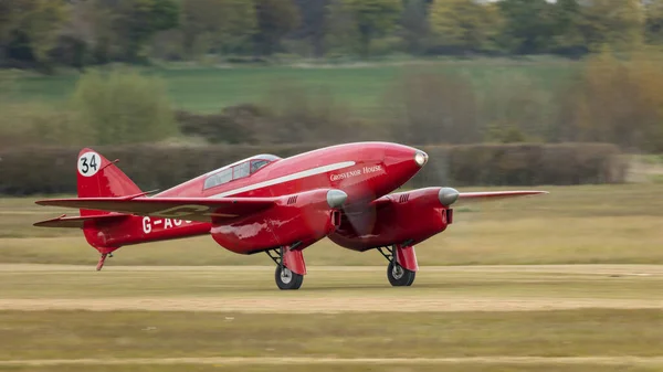 Biggleswade Reino Unido 2Nd May 2021 Vintage 1934 Dehaviland Comet — Fotografia de Stock