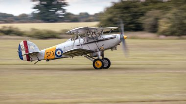 Old Warden, İngiltere - 3 Temmuz 2022: Eski bir Hawker Nimrod Mk. 2.
