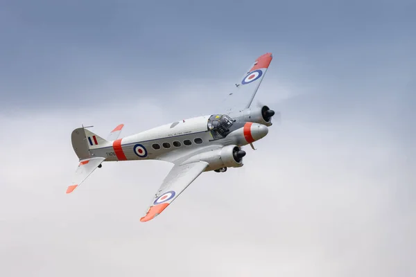 Old Warden 3Rd July 2022 Iconic Vintage Avro Anson Aircraft — 图库照片