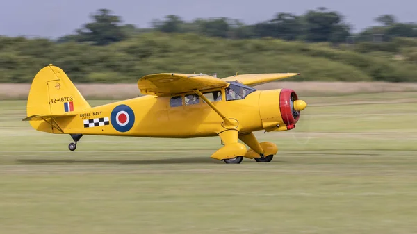 Old Warden Reino Unido 3Rd July 2022 Vintage Stinson Reliant — Fotografia de Stock