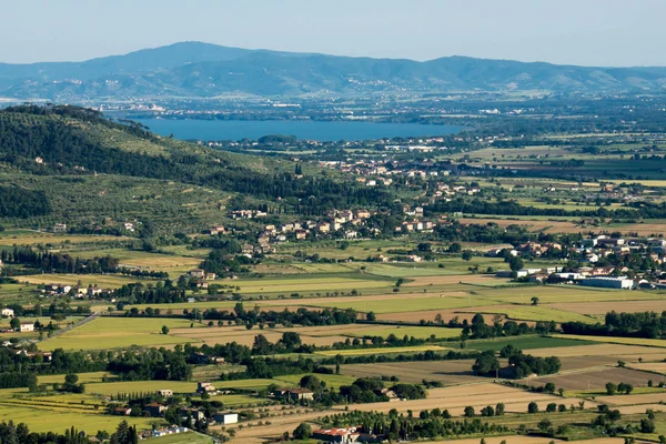 Blick Auf Valdichiana Toskana Italien — Stockfoto