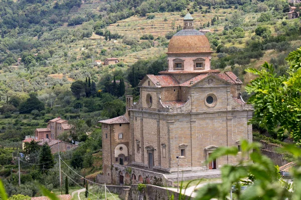 Iglesia de Santa Maria Nuova en Cortona — Foto de Stock