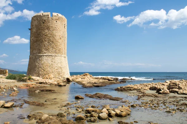 Orologio Fronte Mare Sardegna Posada Italia — Foto Stock