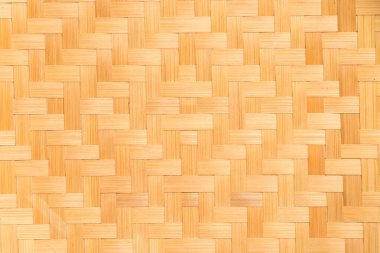 Kahverengi bambu desenli arka plan, Tayland usulü el işi doğal ürün.