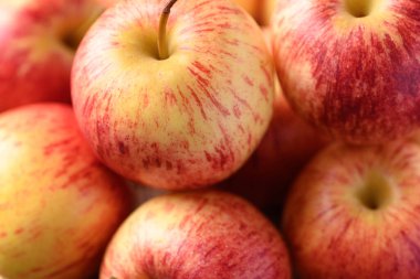 Close up of red apple fruit, food background, Healthy fruit