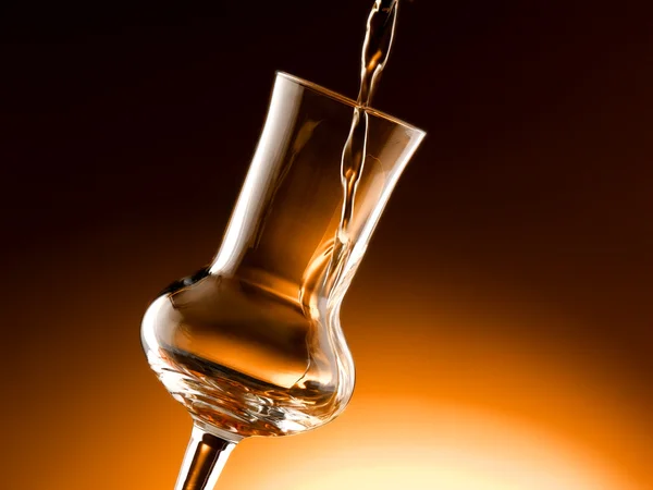 Glass of grappa — Stock Photo, Image