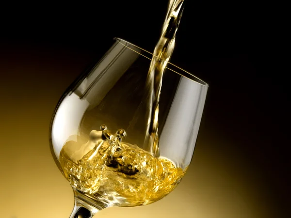 Glas Cognac — Stockfoto