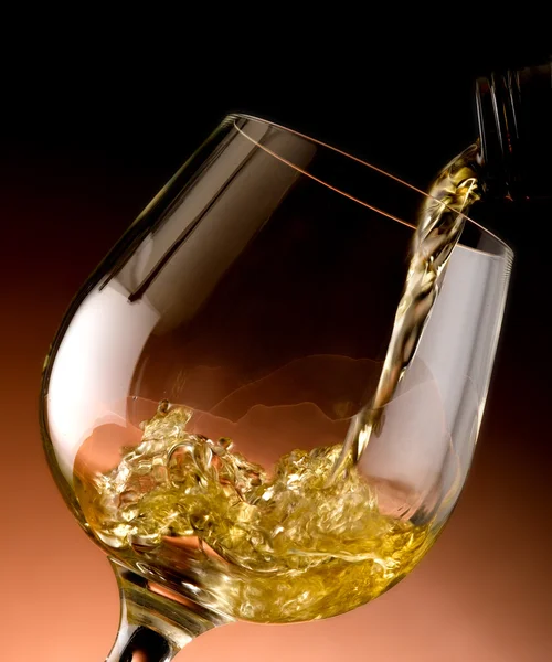 Glass of cognac — Stock Photo, Image