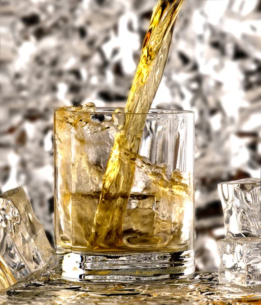 Glass of whiskey — Stock Photo, Image