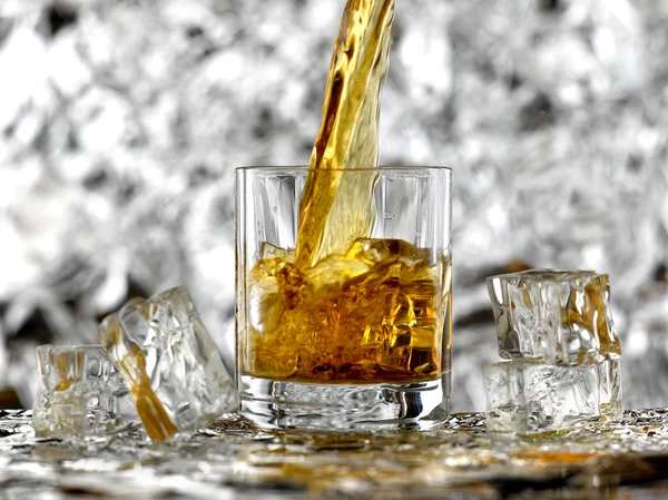 Glass of whiskey — Stock Photo, Image