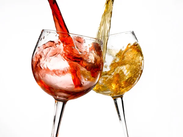 Bicchieri di vino vari — Foto Stock