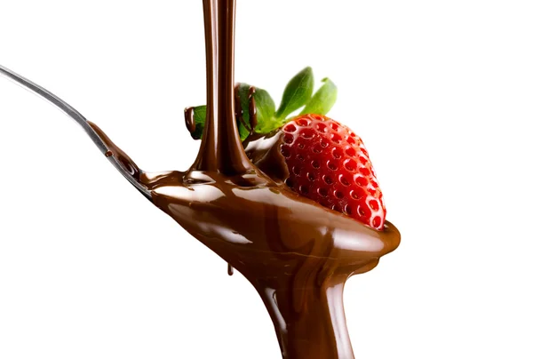 Cioccolato e Fragole — Foto Stock