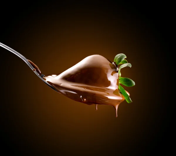 Cioccolato e Fragole — Foto Stock