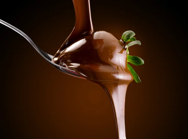 Chocolate y Fresas —  Fotos de Stock