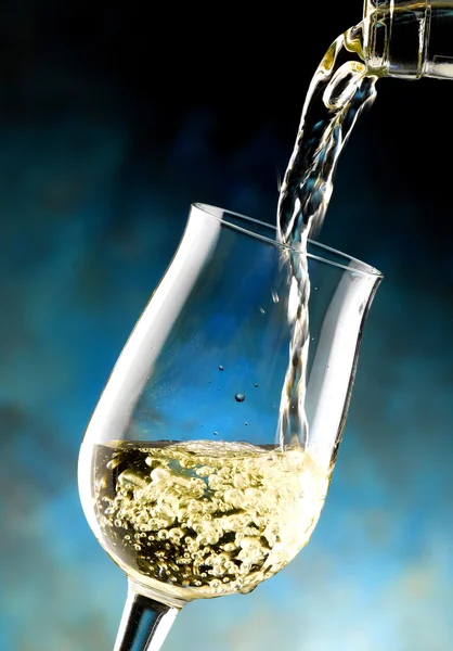 Copa de vino blanco — Foto de Stock