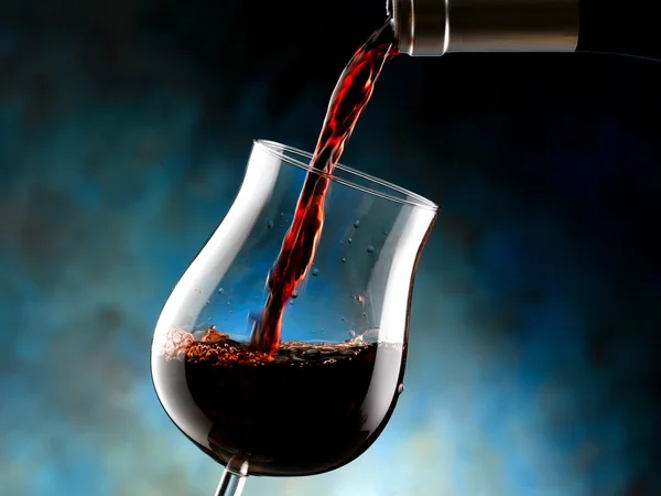 Glass of red wine — Stock Photo, Image