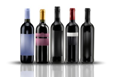 şarap şişeleri