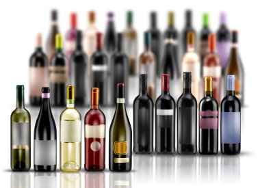 şarap şişeleri