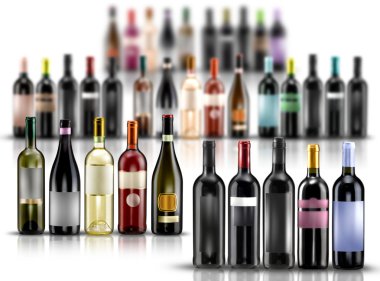 şarap şişeleri