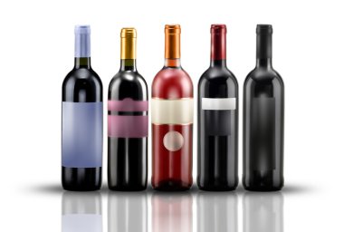 şarap şişeleri