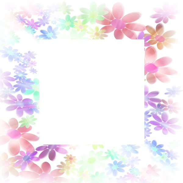 Snímky s barevnými květy — Stock fotografie