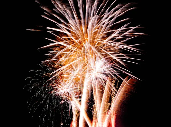 Feux Artifice Jeux Pyrotechniques Pour Célébrer Nouvel Autres Événements Importants Images De Stock Libres De Droits