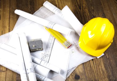 planları üzerinde yapı ve İnşaat malzemeleri