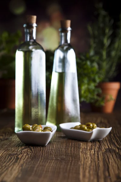 Carafe à l'huile d'olive — Photo