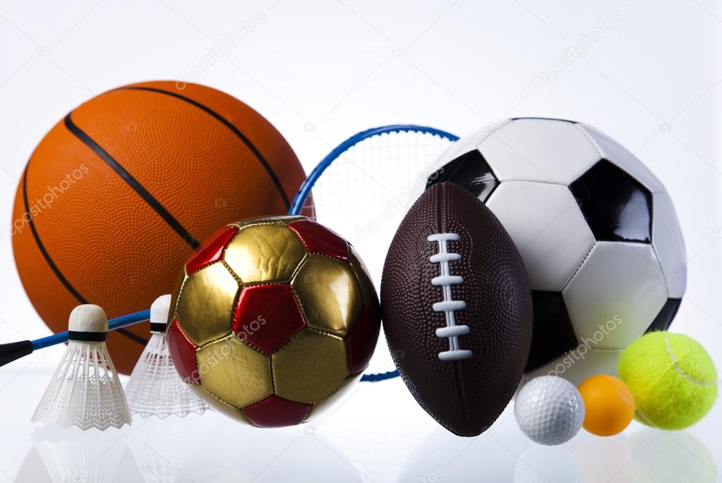 Sport equipment, set of balls, aileron