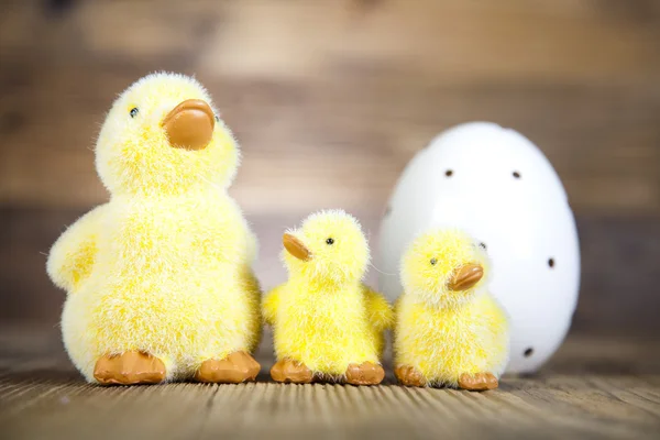 Easter eggs and bunny — Stock Photo, Image